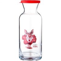 Декантер с крышкой &quot;свинка в розовых очках&quot; 700 мл без упаковки (381-982)