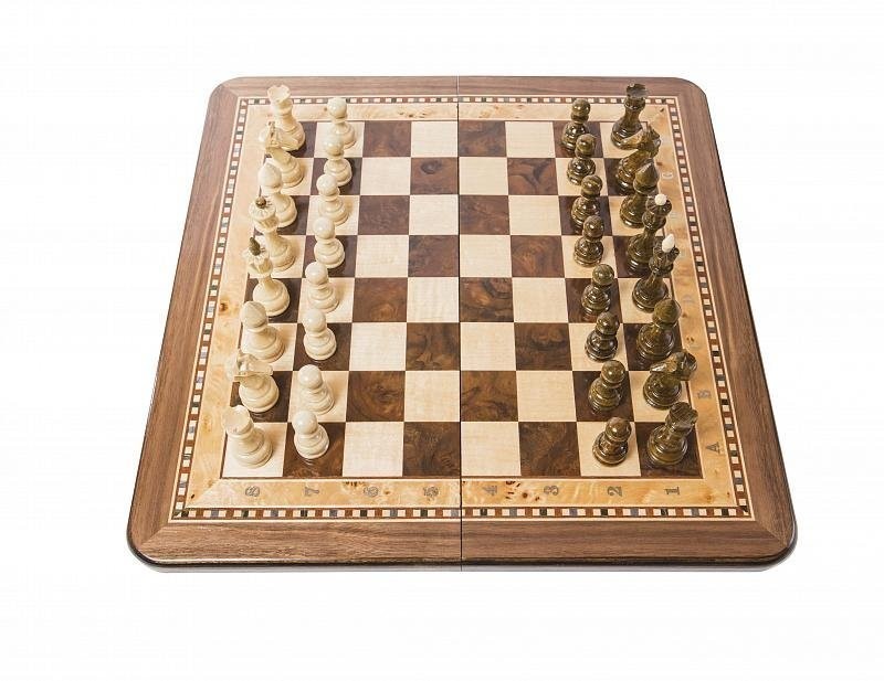 Шахматы Турнирные-2 инкрустация 40, AZ107, Zeynalyan (34031)