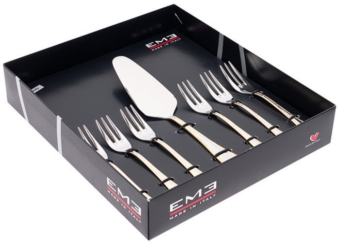 EME Набор для торта LUIGI XVI GOLD DECOR 7 шт C13XVI/OR