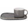 Чайная пара lefard "grain" 220 мл серая (42-516)