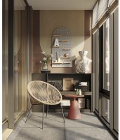 Столик кофейный marius, D50 см, красный (75822)