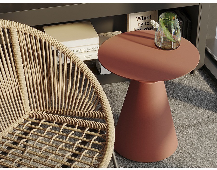 Столик кофейный marius, D50 см, красный (75822)