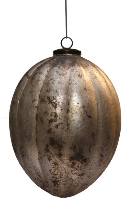 Новогодняя игрушка G19563, стекло, silver, ROOMERS FURNITURE