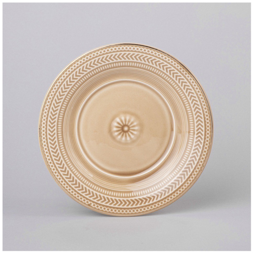 Чайный набор lefard "top style" на 2 пер. 4 пр. 250 мл бежевый, светло-серый (42-545)