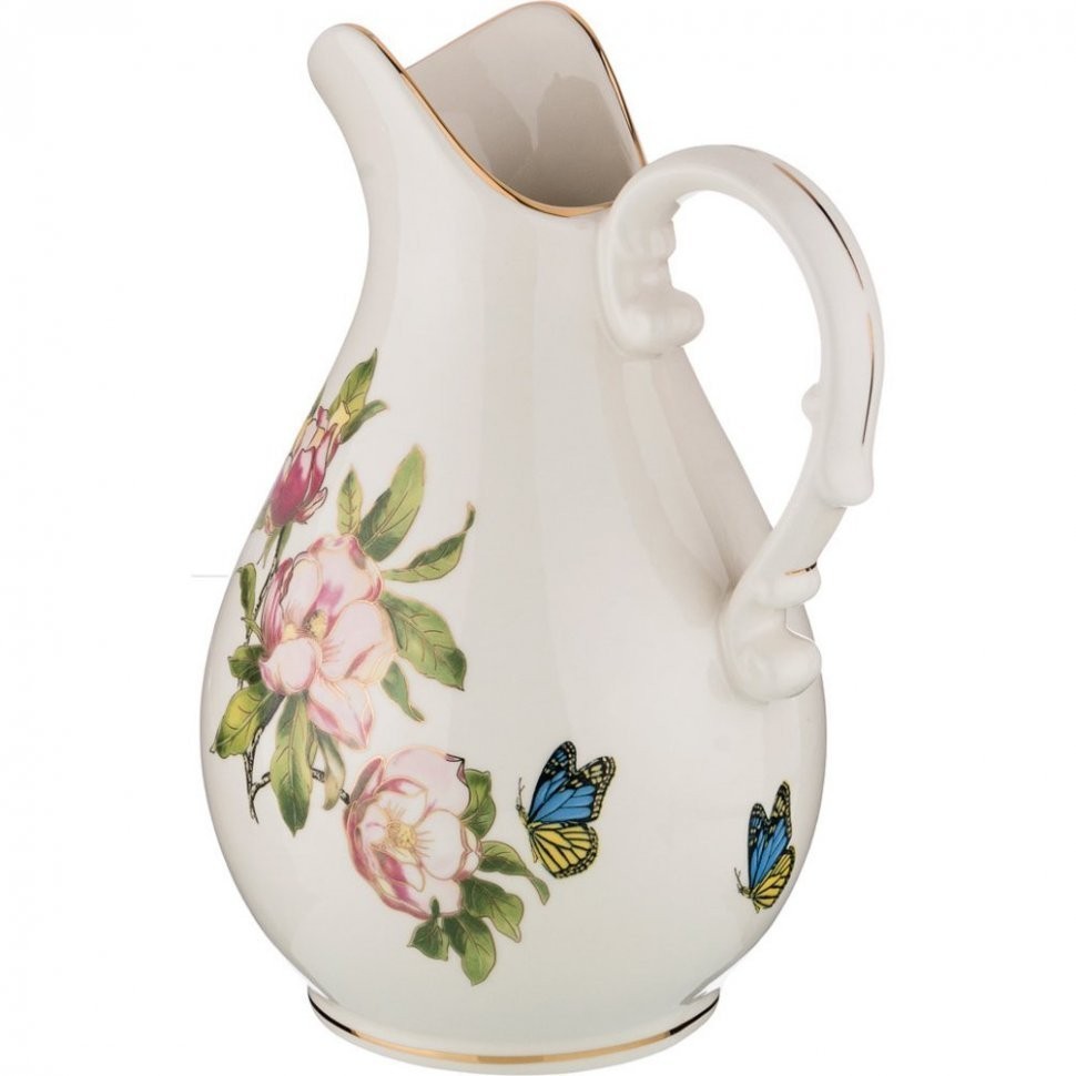 Кувшин декоративный  бабочки 25*22*36см. Loucicentro-Ceram. Louсa (742-325)