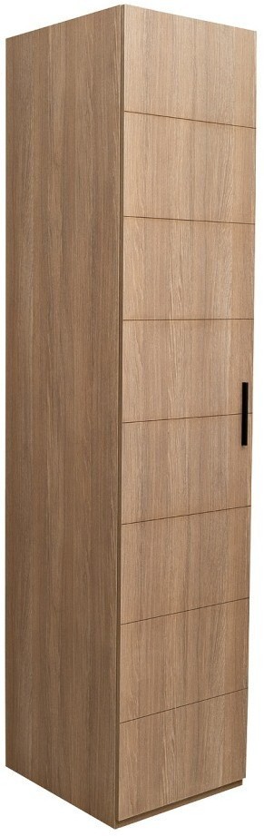 GD-10024/2-3 Шкаф Alto пенал c вешалкой,цвет дуб Урбан Кофейный, фасад глухой 50*57*228.5см (TT-00014750)