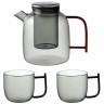 Набор из чайника и 2-х чашек misty (79001)