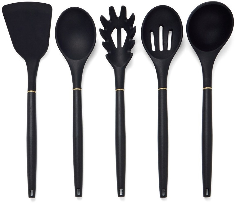 Набор agness из 11пр: 5 ножей,подставка,половник,ложка,лопатка,шумовка,ложка для спагетти (671-221)