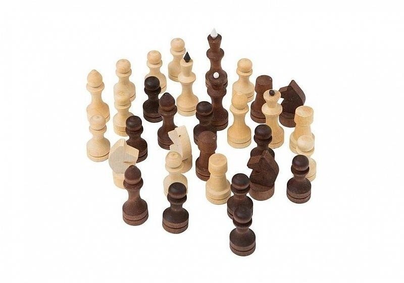 Шахматные фигуры обиходные парафинированные (Орлов) (32489)