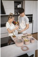 Контейнер для хранения store&amp;more, 1,55 л, розовый (75517)