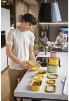 Контейнер для хранения store&amp;more, 1,55 л, розовый (75517)