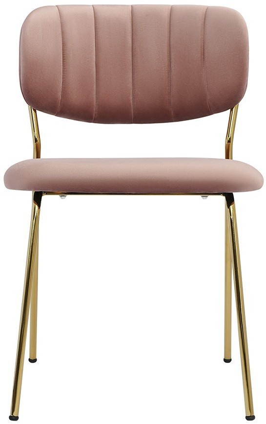 Стул eirill, велюр, розовый (75782)