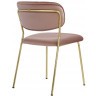 Стул eirill, велюр, розовый (75782)
