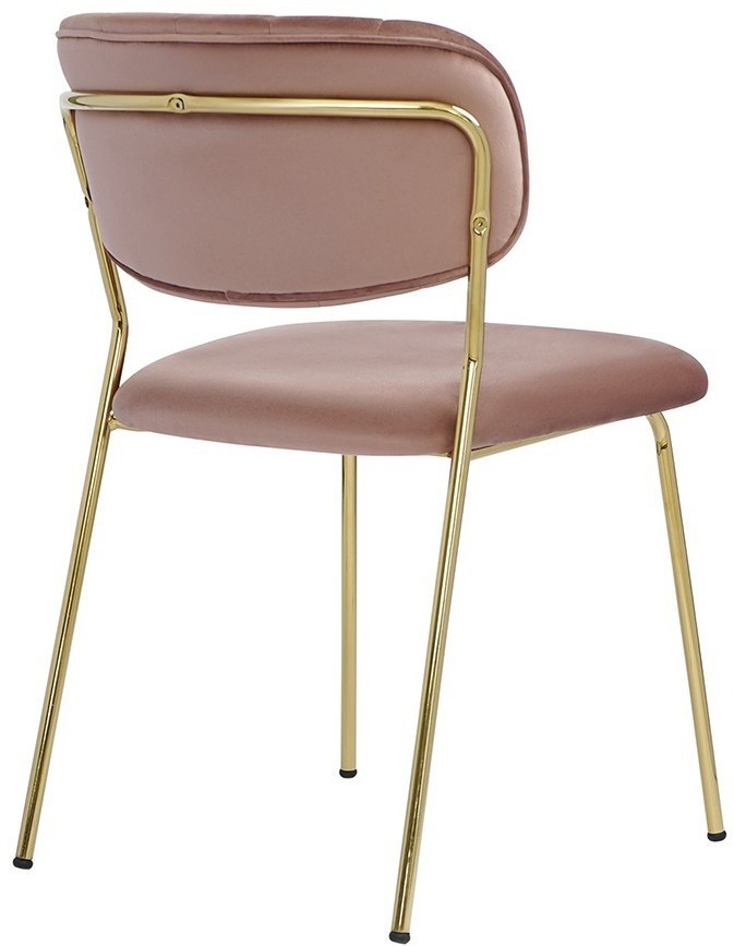 Стул eirill, велюр, розовый (75782)