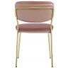 Стул eirill, велюр, розовый (75782)