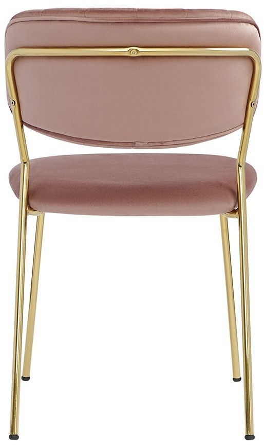 Стул eirill, велюр, розовый (75782)