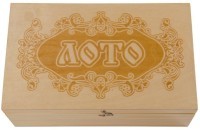 Русское Лото &quot;Гравировка&quot; в деревянной шкатулке (31002)