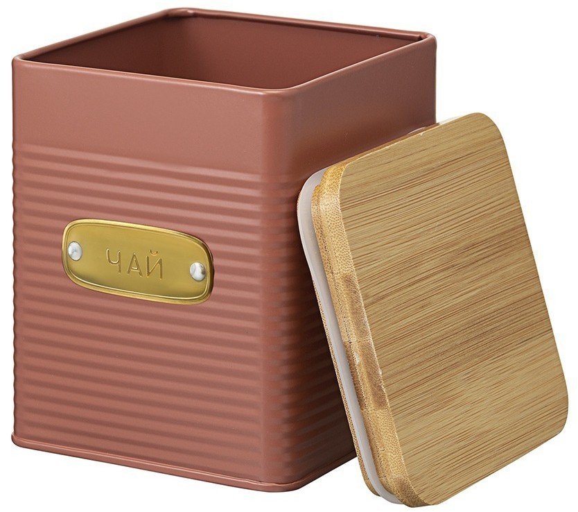 Банка для хранения чая irmel, 1,7 л, терракота (78403)