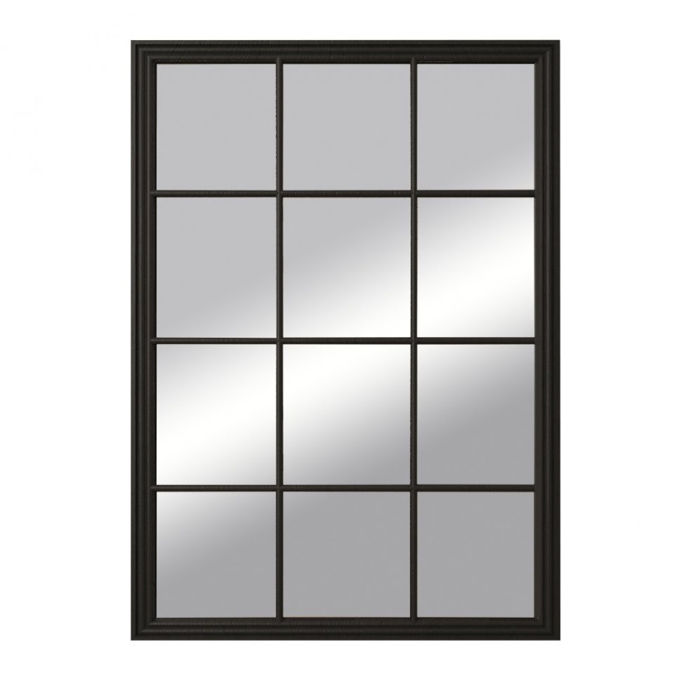 Зеркало Florence черное арт 201-10BLKETG-ET