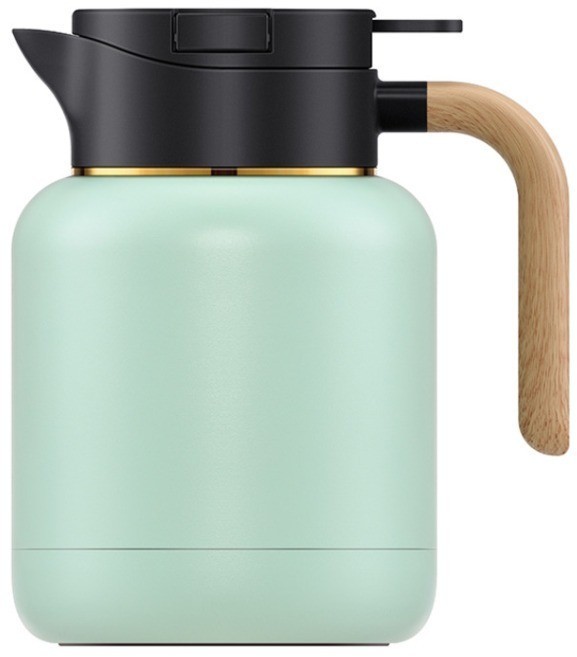 Термос MC'01E, 14, металл, керамика, light green, SAMADOYO