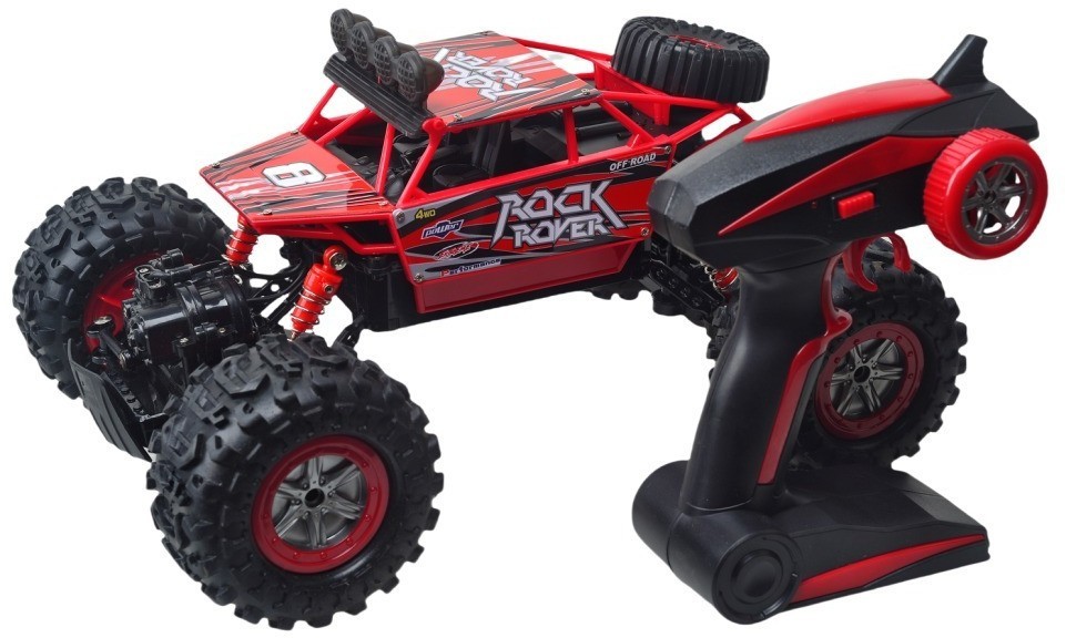 Радиоуправляемый красный краулер амфибия (2 АКБ 7.4В, свет, 1:10) (C1201W-RED-V2)