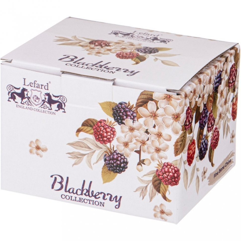 Чайник стеклянный lefard "ежевика" 500 мл (104-866)