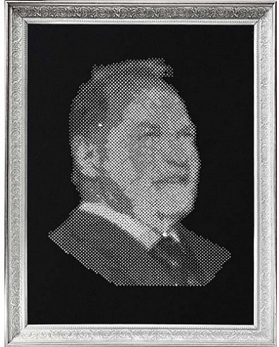 Картина Портрет с кристаллами Swarovski (2219)