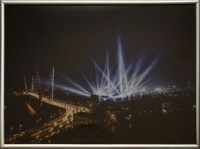 Картина Владивостокские мосты 2 с кристаллами Swarovski (2025)