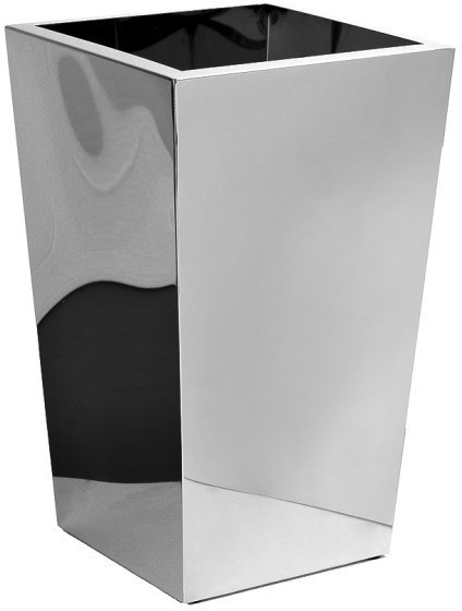 Кашпо высокое напольное цвет серебро d35*57см (TT-00013086)