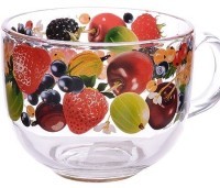 Кружка 480мл.&quot;Ягоды&quot;(х12) &quot; (2027-Д-)