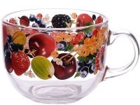 Кружка 480мл.&quot;Ягоды&quot;(х12) &quot; (2027-Д-)