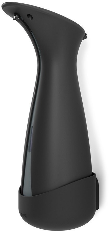 Диспенсер для мыла сенсорный настенный otto, 255 мл, черно-серый (70621)