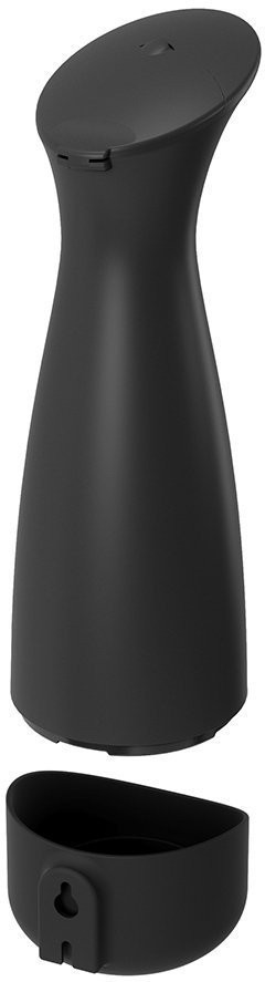 Диспенсер для мыла сенсорный настенный otto, 255 мл, черно-серый (70621)