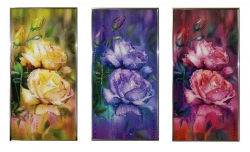 Картина Вера, надежда, любовь с кристаллами Swarovski (1493)