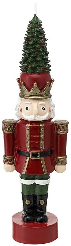 Свеча декоративная nutcracker из коллекции new year essential, 25,5 см (78356)