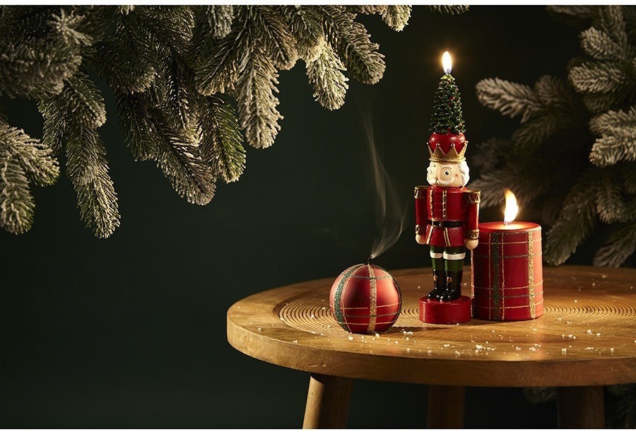 Свеча декоративная nutcracker из коллекции new year essential, 25,5 см (78356)