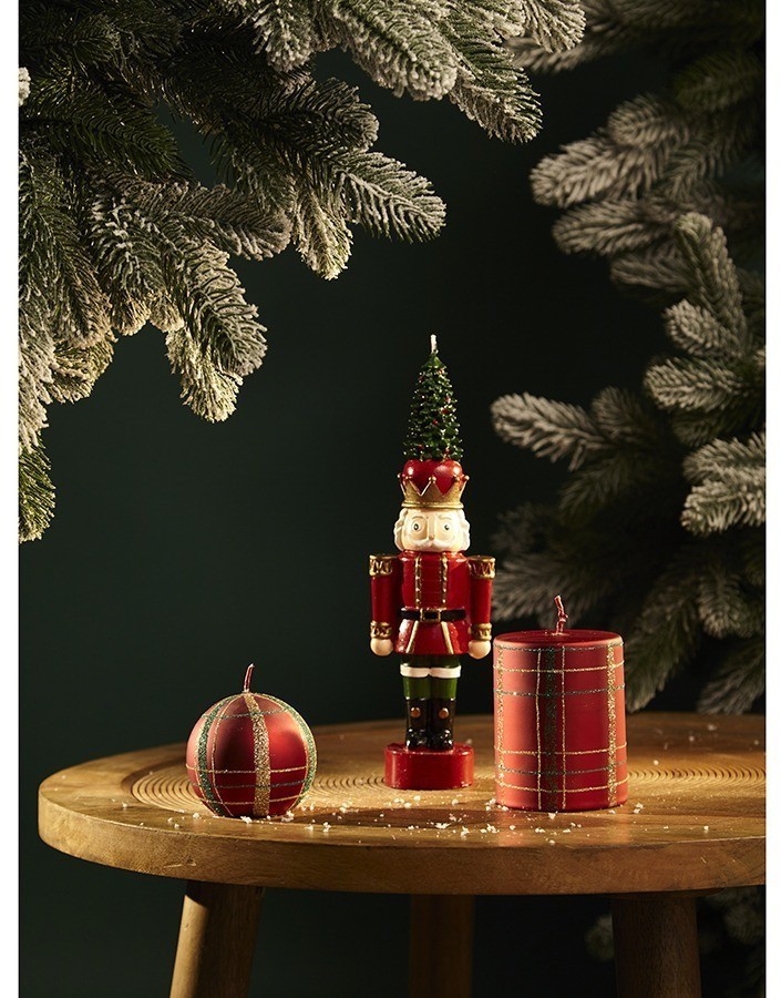 Свеча декоративная nutcracker из коллекции new year essential, 25,5 см (78356)