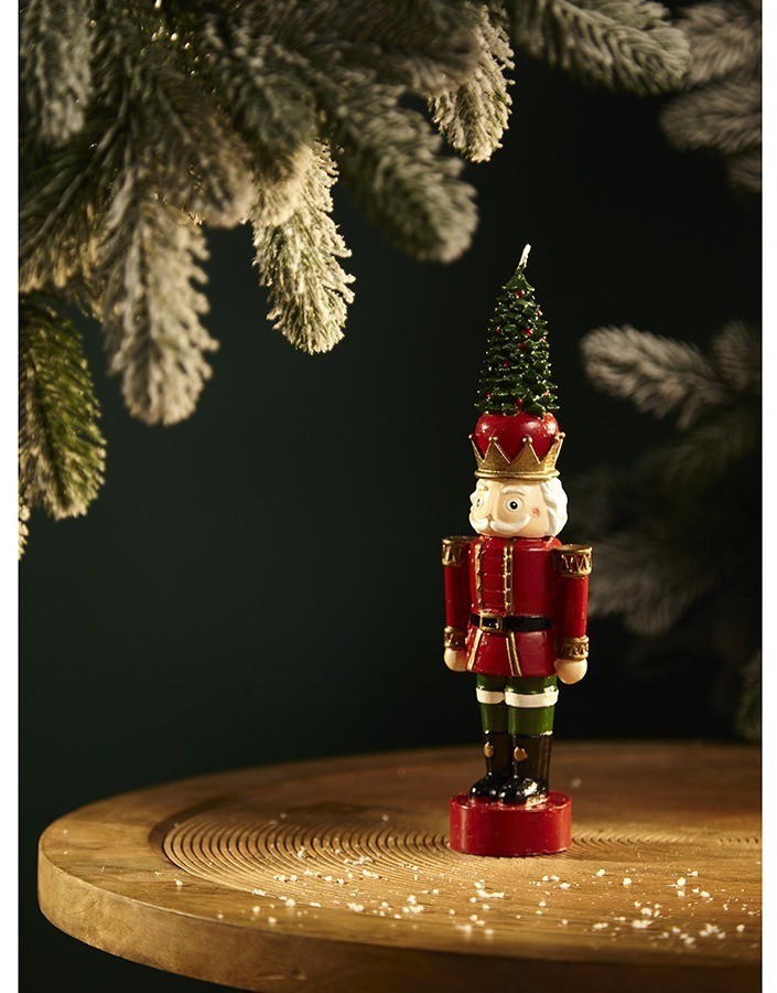 Свеча декоративная nutcracker из коллекции new year essential, 25,5 см (78356)