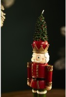 Свеча декоративная nutcracker из коллекции new year essential, 25,5 см (78356)