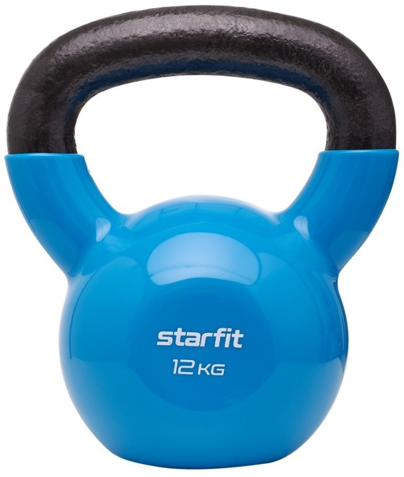 Гиря виниловая Starfit DB-401, 12 кг, синий (2103601)
