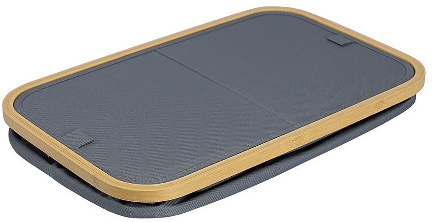 Корзина для белья с двумя отделениями neat twin, 53,5х33х53 см, серая (77874)