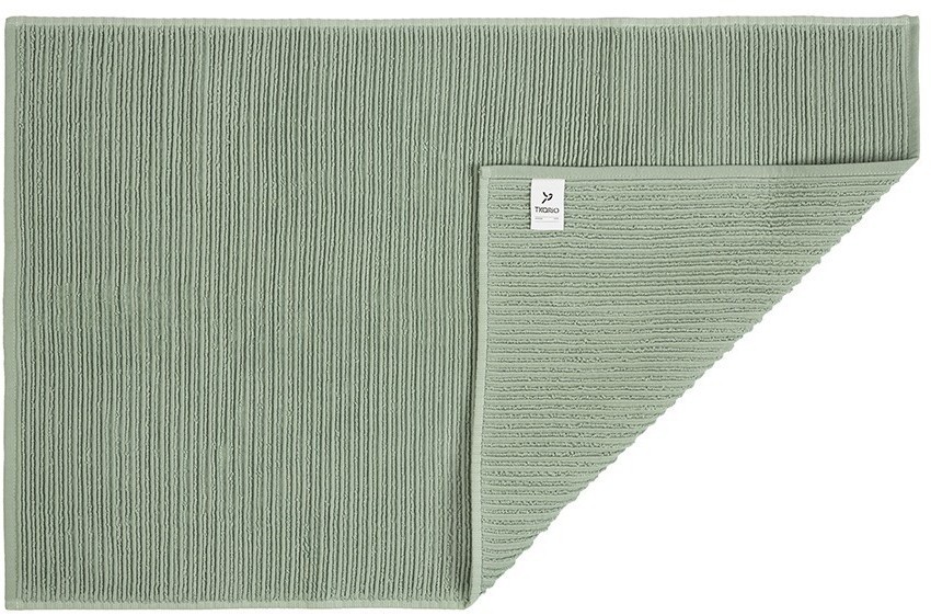 Коврик для ванной фактурный цвета шалфея из коллекции essential, 50х80 см (75399)