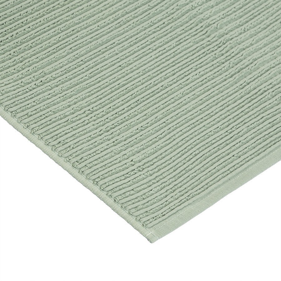 Коврик для ванной фактурный цвета шалфея из коллекции essential, 50х80 см (75399)