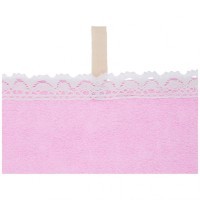 Набор полотенец из 2-х шт &quot;барсик&quot;,50х30см, махра роз+рогожка  роз. 100% хлопок SANTALINO (850-453-89)