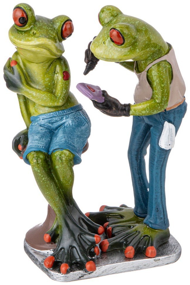 Фигурка декоративная "лягушки" 9,5х7х15,2 см Lefard (146-2105)