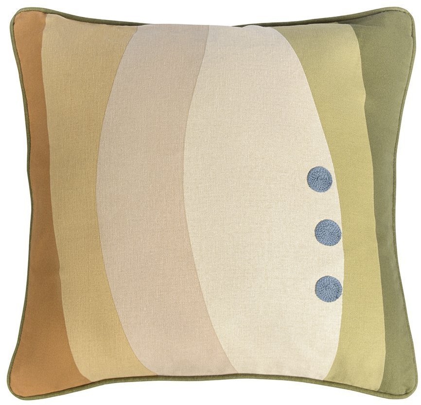 Чехол на подушку из хлопка с принтом rice plantation из коллекции terra, 45х45 см (74424)