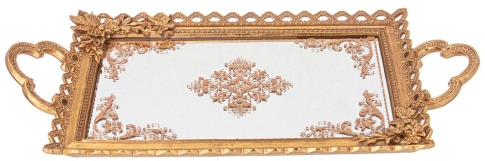 Поднос декоративный коллекция "рококо", 47*25,5*4,6cm Lefard (504-390)