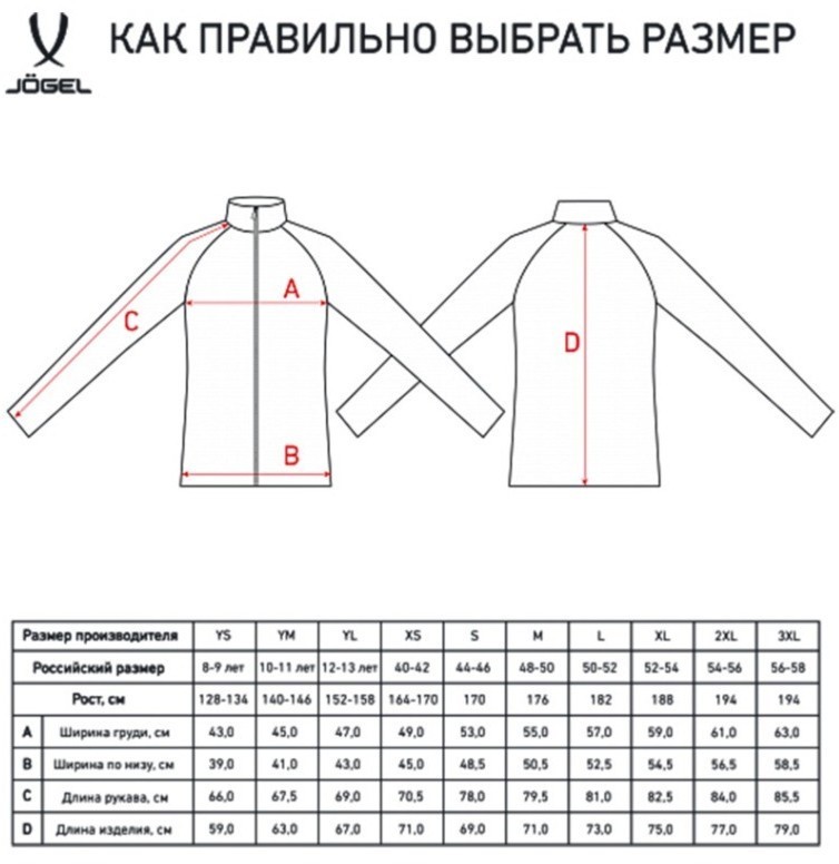 Олимпийка JÖGEL CAMP Training Jacket FZ, синий, детский (2095471)