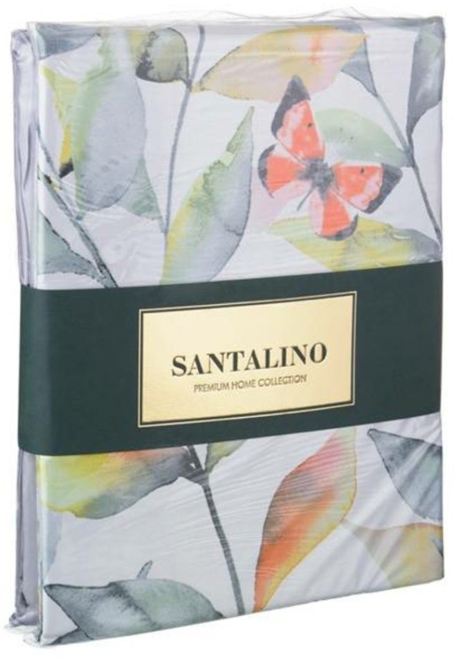 Кпб 2-х сп "гармоника",хлопок 100%,белый+серый,под175*215 -1шт., пр 240*240 -1шт., нав 70*70*5-2шт SANTALINO (985-233)