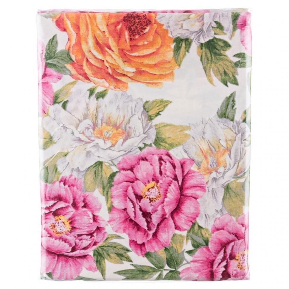 Пододеяльник евро  "пионы" ,200х220, 100% хлопок, сатин. SANTALINO (984-210)